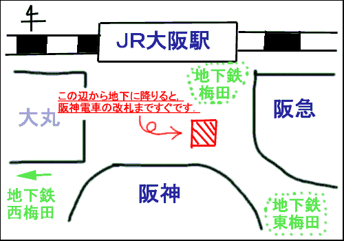 Osaka map