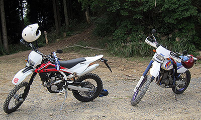 TE250とTT-250R