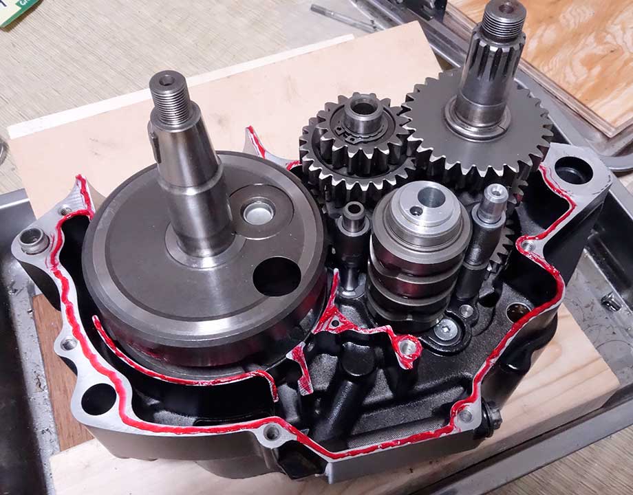 ガスケット塗布